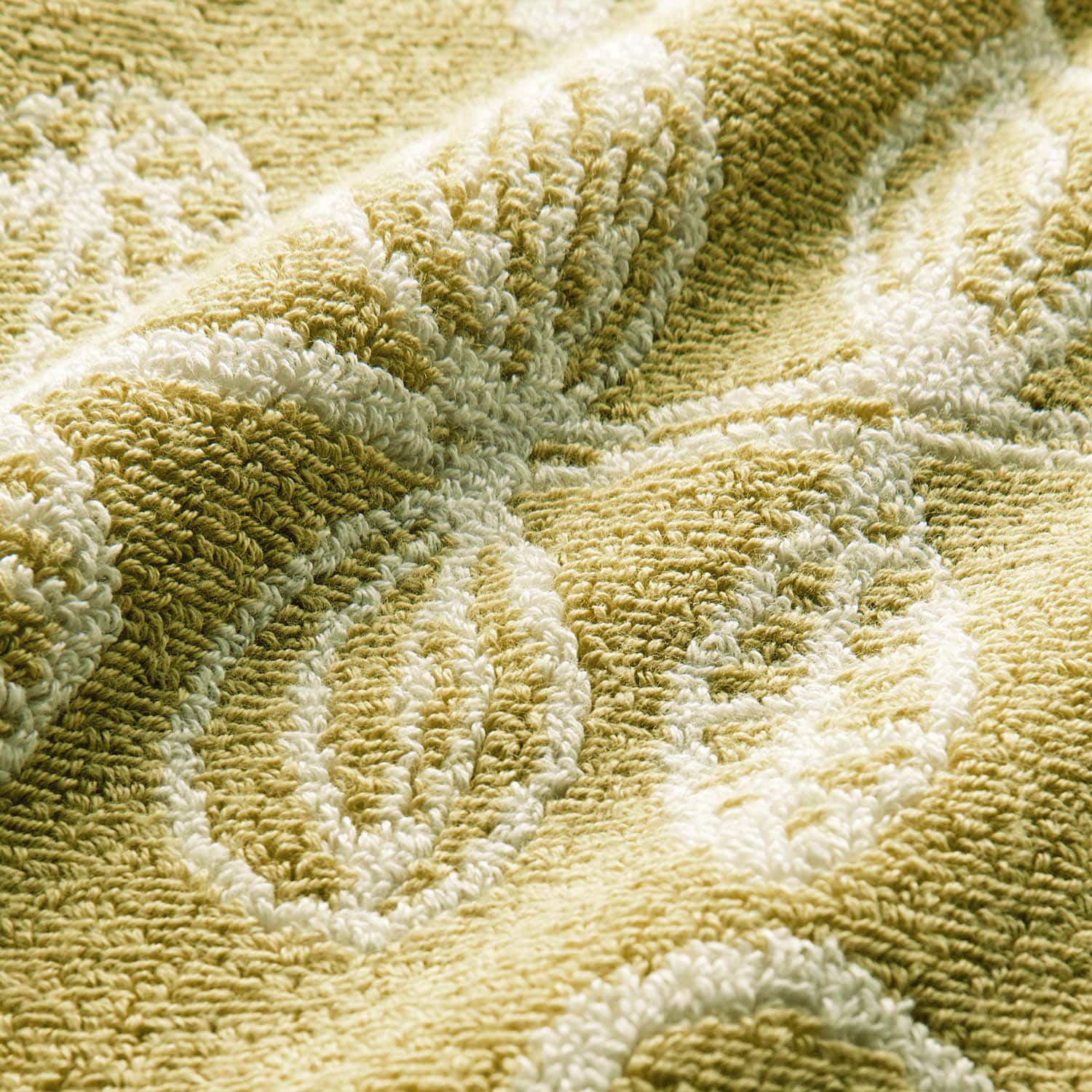 日本千趣會 - 北歐風吸水速乾腳踏墊2件組(浴室用)-灰x芥末黃 (40×60cm)