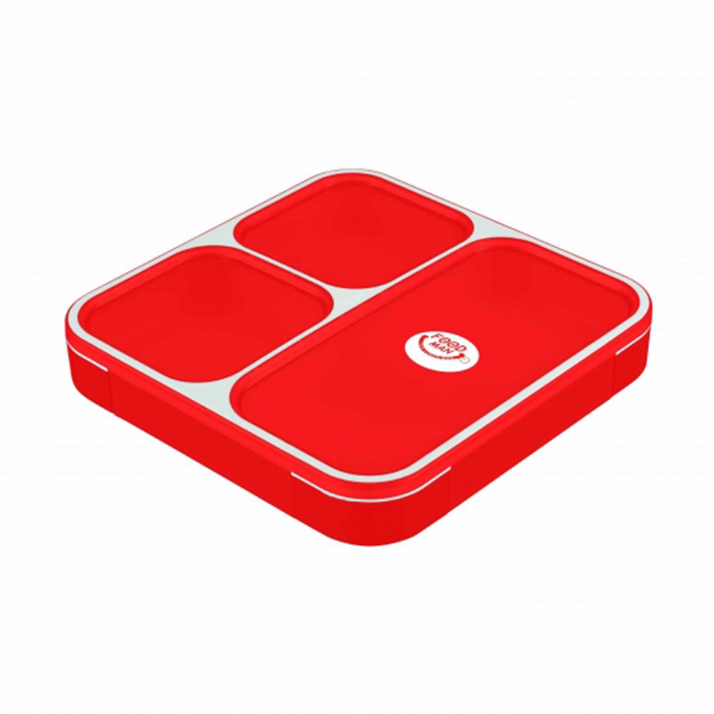 日本 CB JAPAN - 時尚巴黎系列纖細餐盒800ml-時尚紅-365g