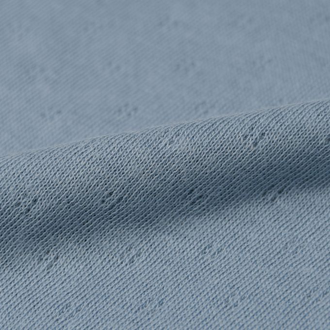 akachan honpo - 長袖套頭包屁衣2件組-蓬鬆棉 小熊-藍色