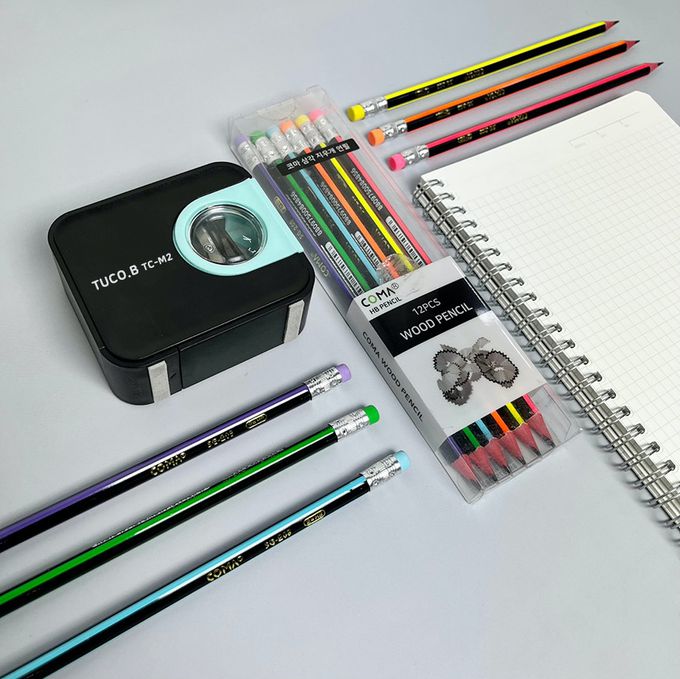 韓國 TUCO.B - COMA三角鉛筆HB-12入