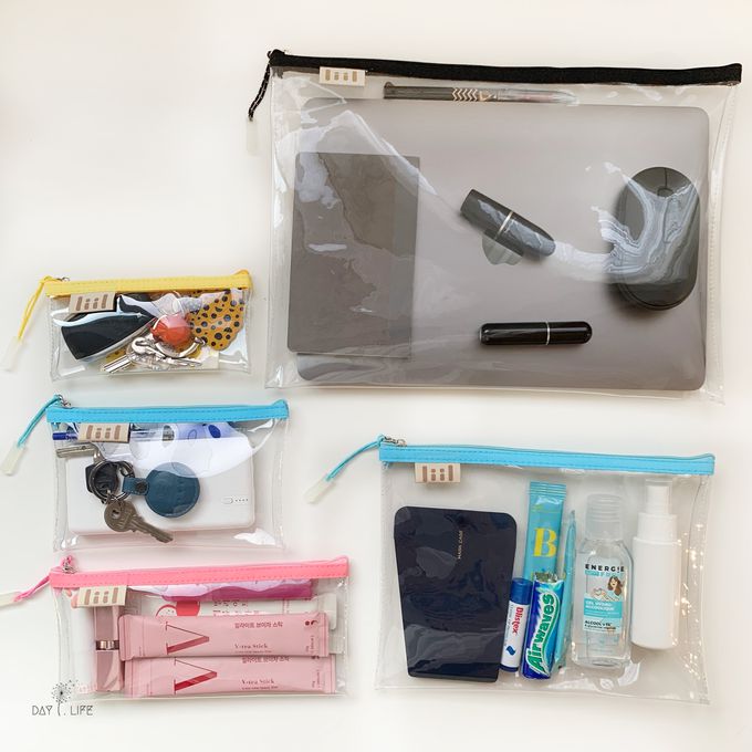 理理 liil - 透透馬卡龍輕便袋_大尺寸2入組-L+XL-奶霜黃