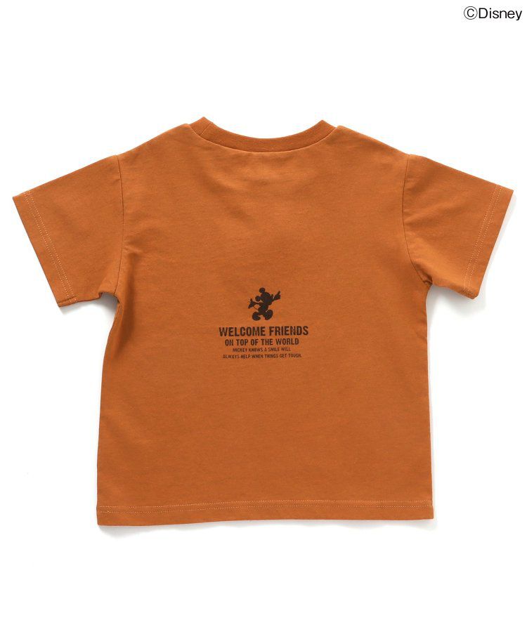 日本 BREEZE - 迪士尼聯名 印花短袖上衣-旅行郵票-紫色高飛狗