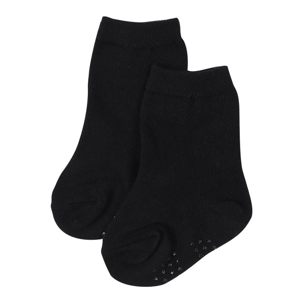 經典中筒襪-黑色 (9~14cm)