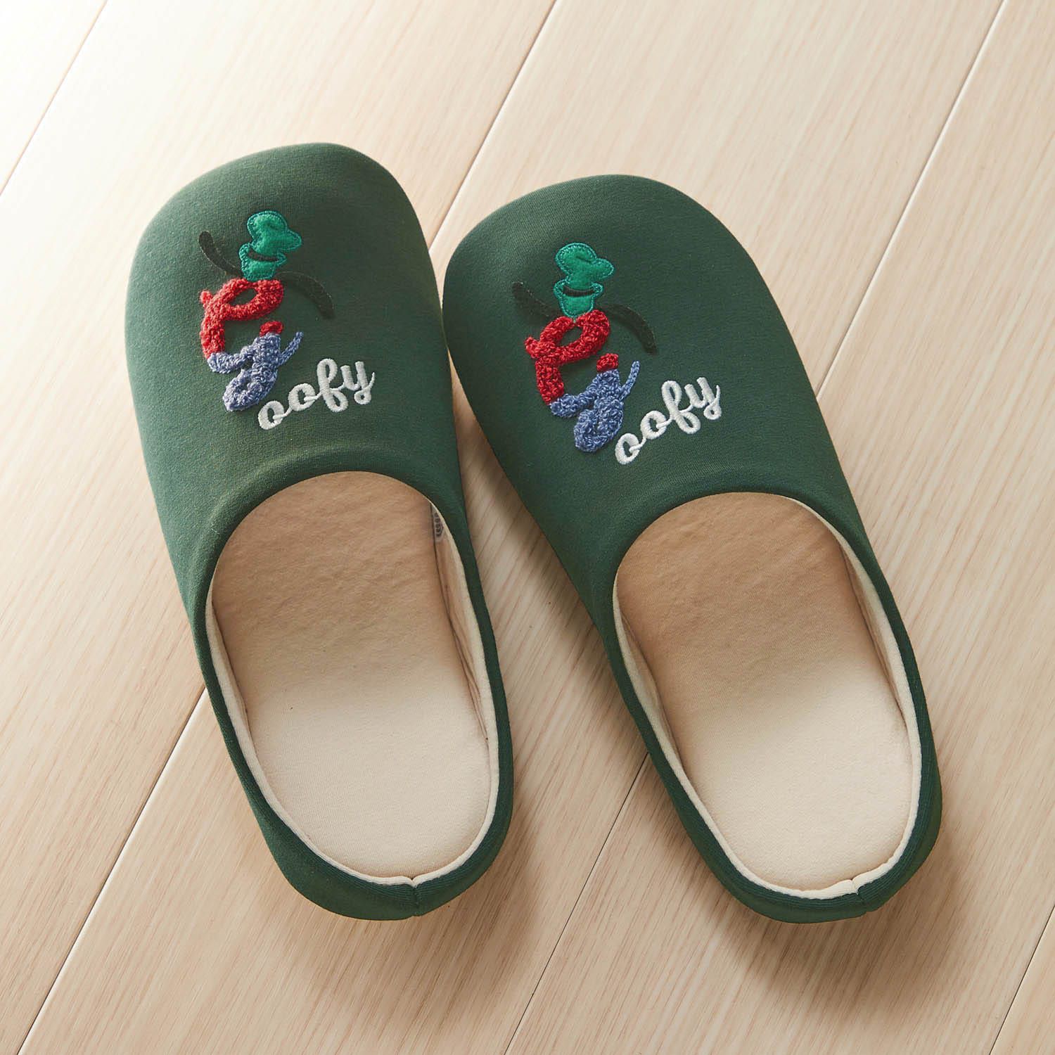 日本千趣會 - 迪士尼 麵包型室內拖鞋-幸運兔奧斯華-水藍 (M(23-25cm))