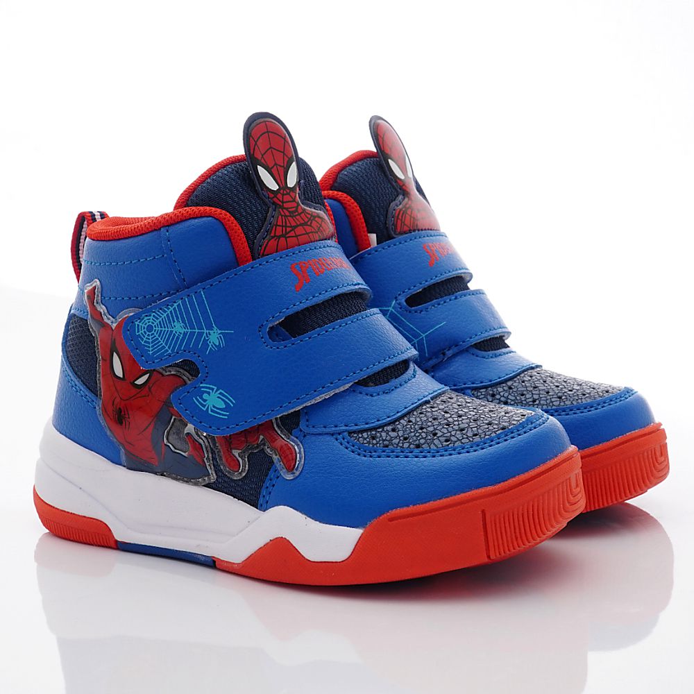 漫威MARVEL - 蜘蛛人高筒休閒鞋(中小童段)-運動鞋-藍