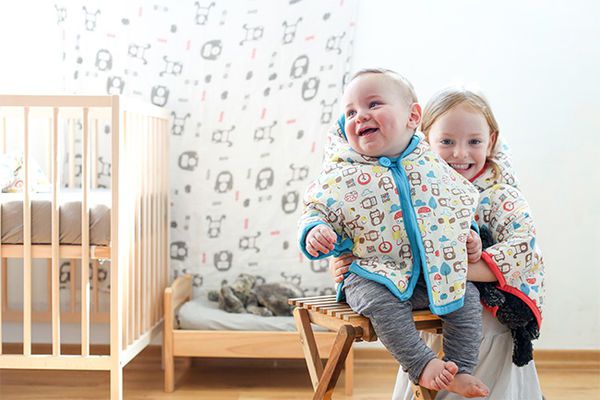 以色列 mezoome - 有機棉精品床寢-斗篷 (保暖外套)-土耳其藍 (1-4Y)