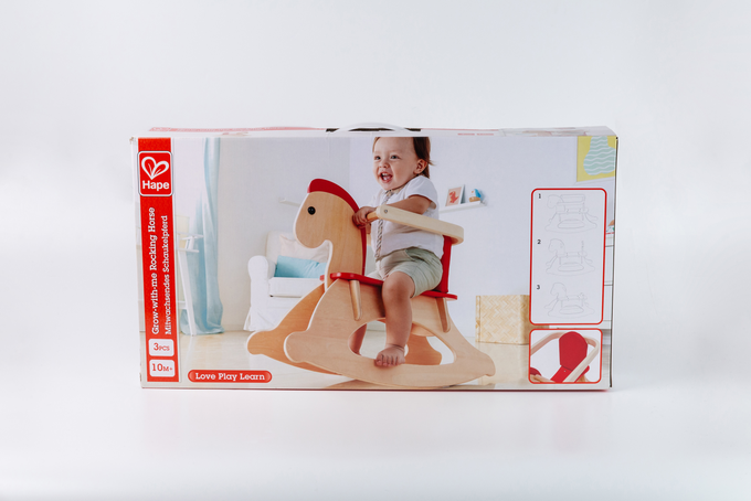 德國 Hape - 經典木製搖馬