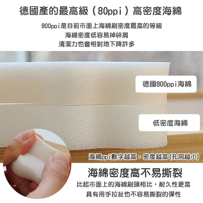 正韓 hibee - 極柔細水壺/杯子/保溫瓶/奶瓶 雙面萬用海綿刷(5入組)_雙頭雲朵海綿刷+海綿隙縫刷-HFB005