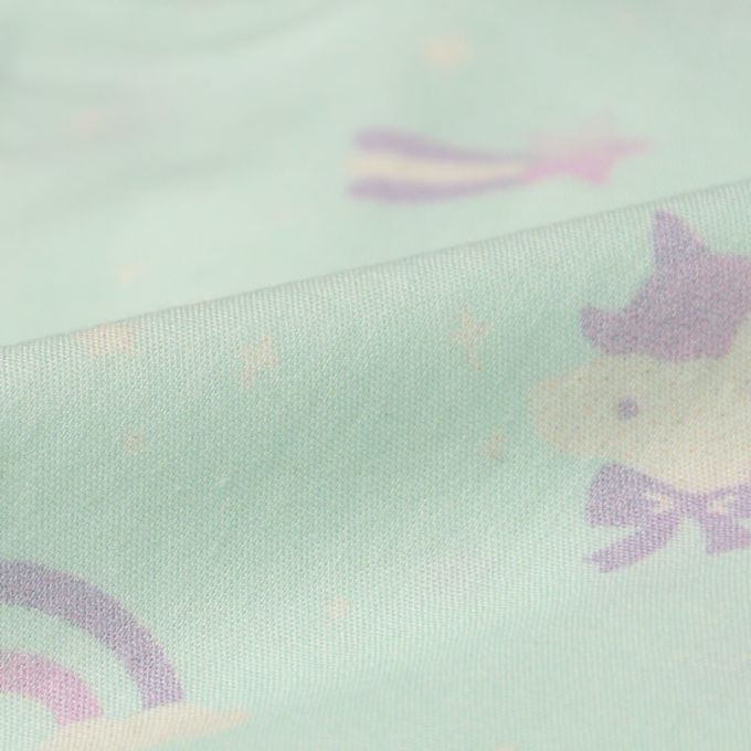 akachan honpo - 夏季洋裝-嫘縈混紡-淺綠色