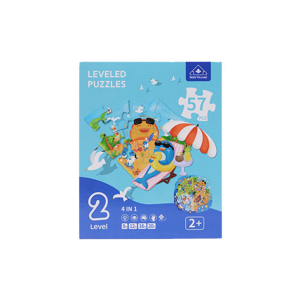 兒童益智拼圖 第二階段 四季變化