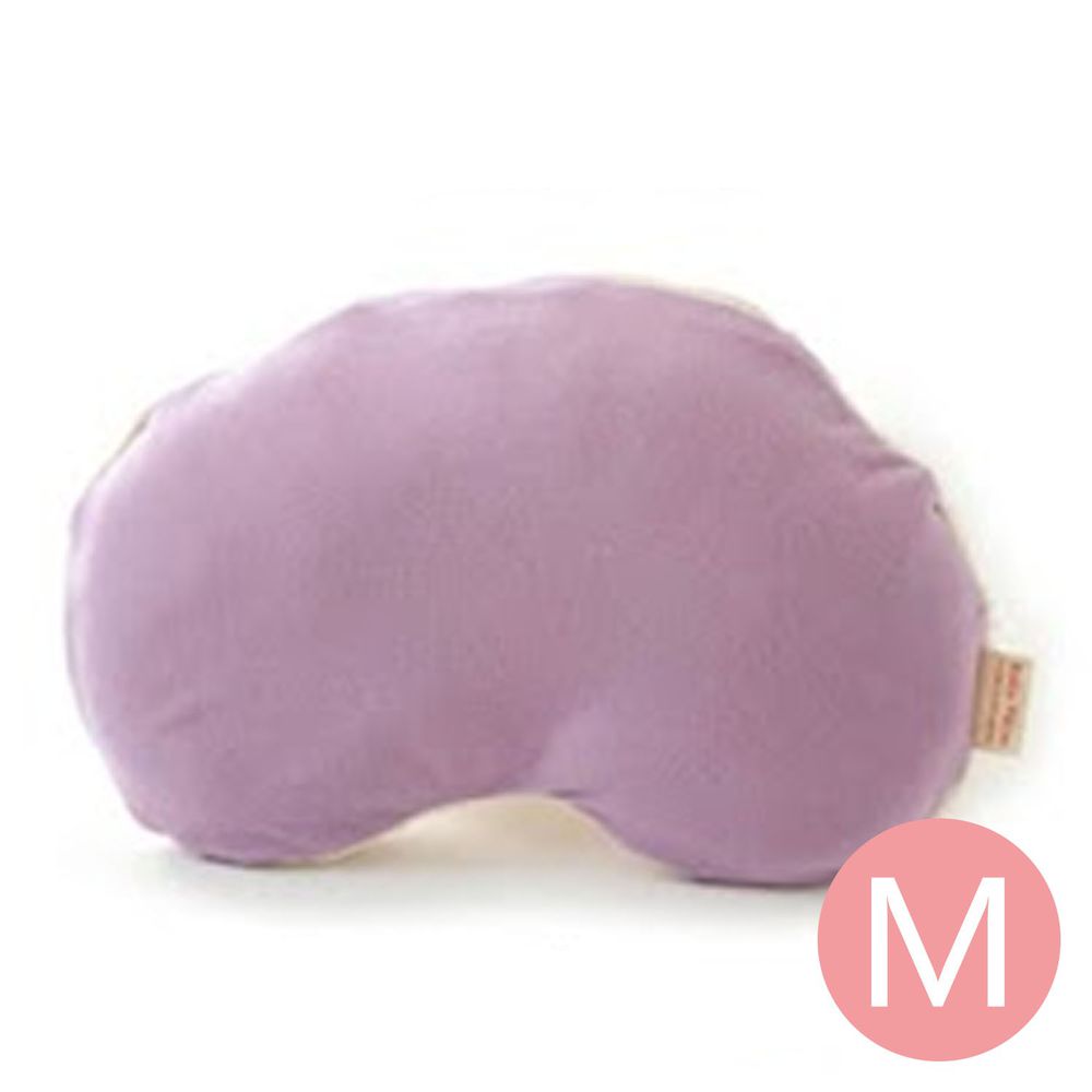 日本Makura - 【Baby Pillow】可水洗豆型嬰兒枕專用枕套-薰衣草紫(S/M) (M (約45 x 32cm))