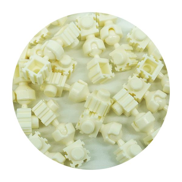 韓國 Color Story - 免燙拼豆配件-關節豆20入組(白色/8mm適用)