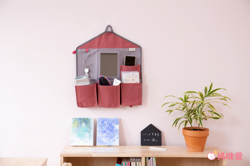 日本文具 KUTSUWA - [獲設計獎] 兒童出門準備打理收納袋-粉