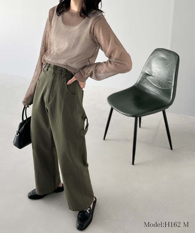 日本 Classical Elf - 超顯瘦厚磅百搭直筒褲-黑