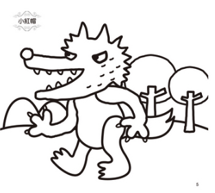 夢幻童話彩色筆著色畫(12色)