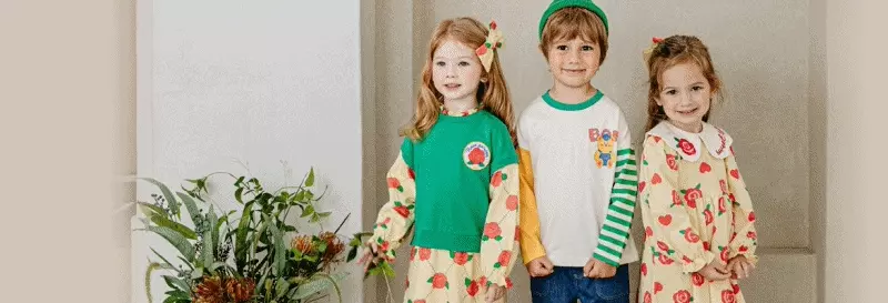 韓國 HEJMINI - 玫瑰背心層次洋裝-粉