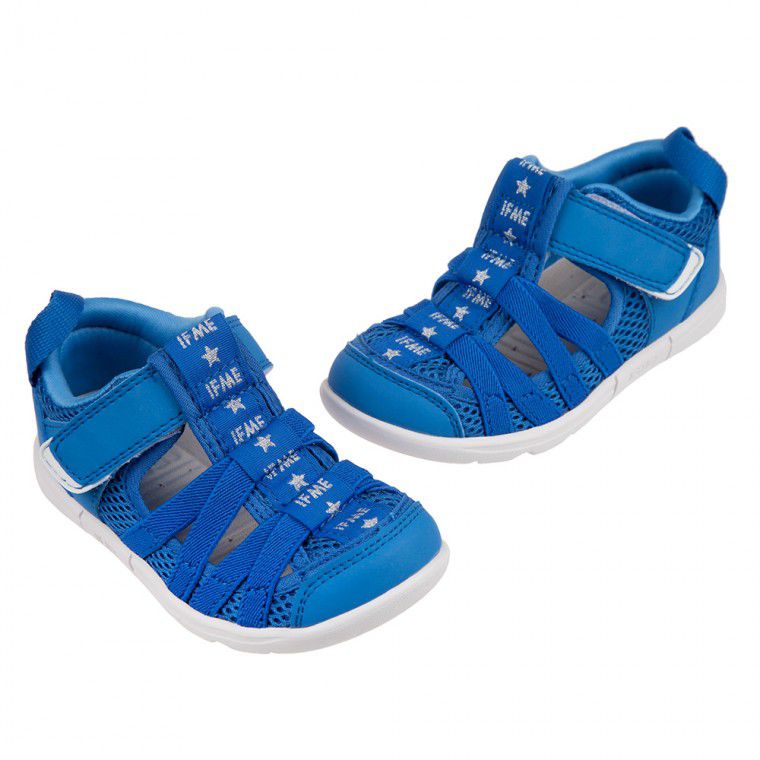 日本IFME - 天藍和風兒童機能水涼鞋