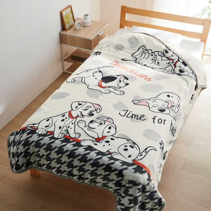 日本千趣會 - 迪士尼印花 輕量保暖毛毯/蓋毯-奇奇蒂蒂冬眠 (一般單人(140×200cm))