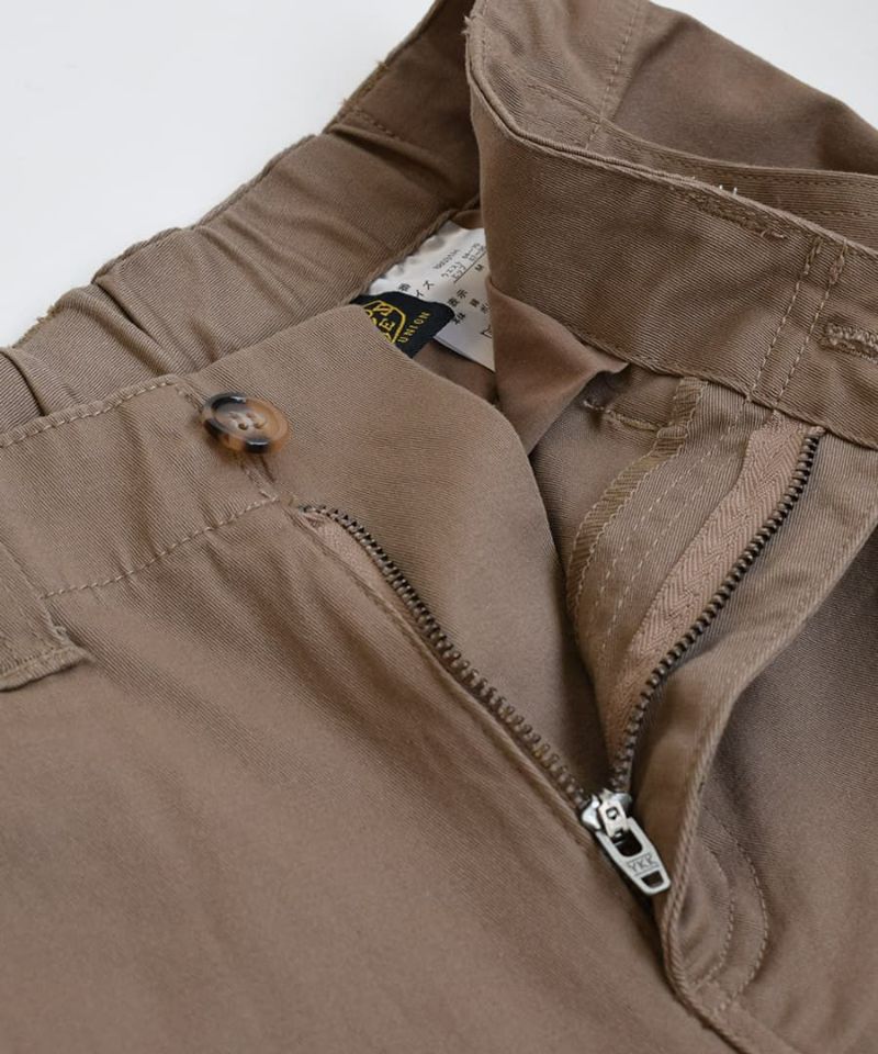 日本 zootie - 好好穿 百搭顯瘦直筒長褲-焦糖棕