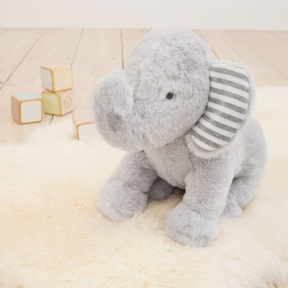 英國 JoJo Maman BeBe - 安撫玩偶_布玩系列-大象親親