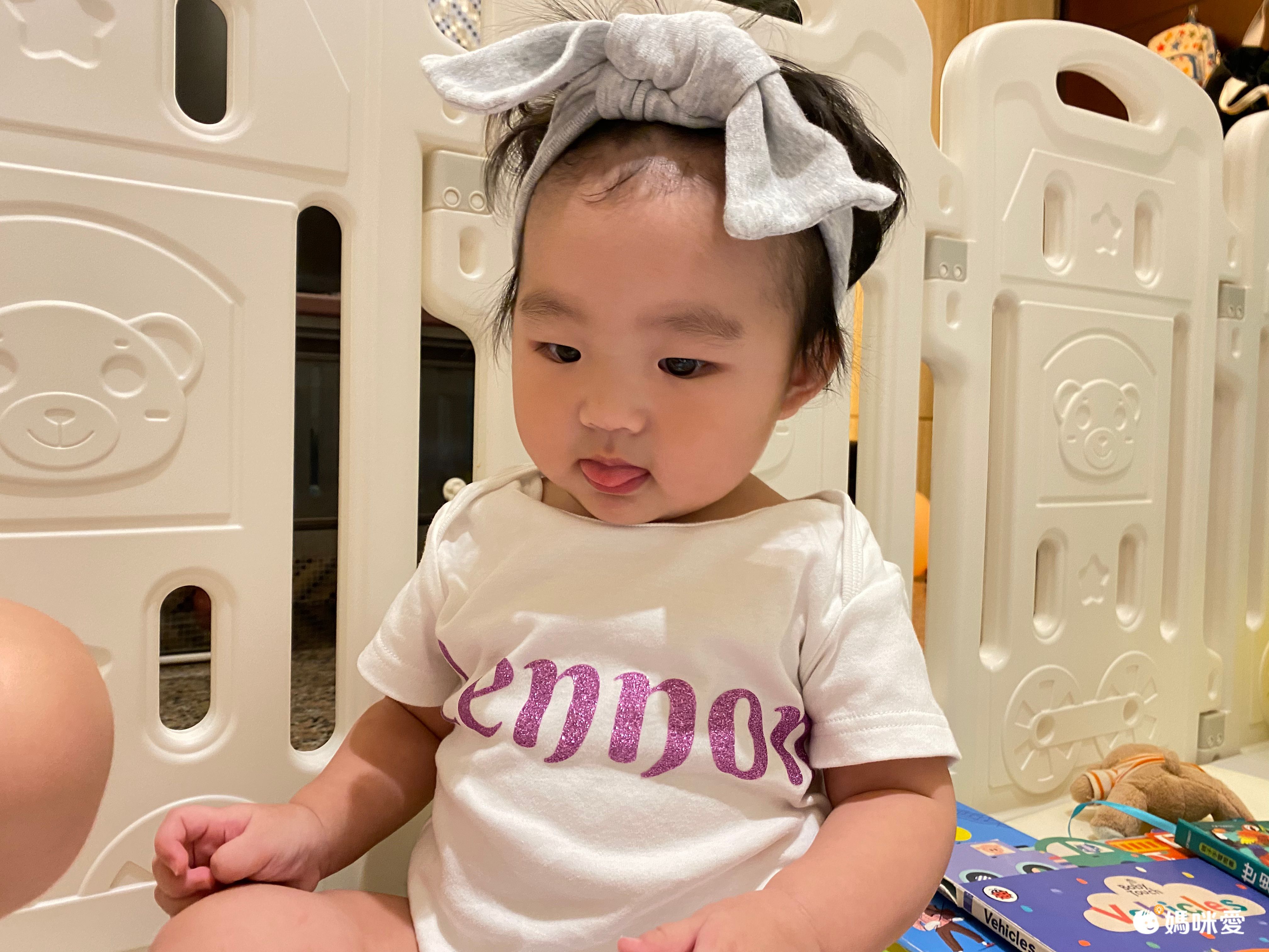 la petite Citron - 客製姓名 燙金純棉包屁衣/T-Shirt上衣-寶藍色-客製化英文名限8字內