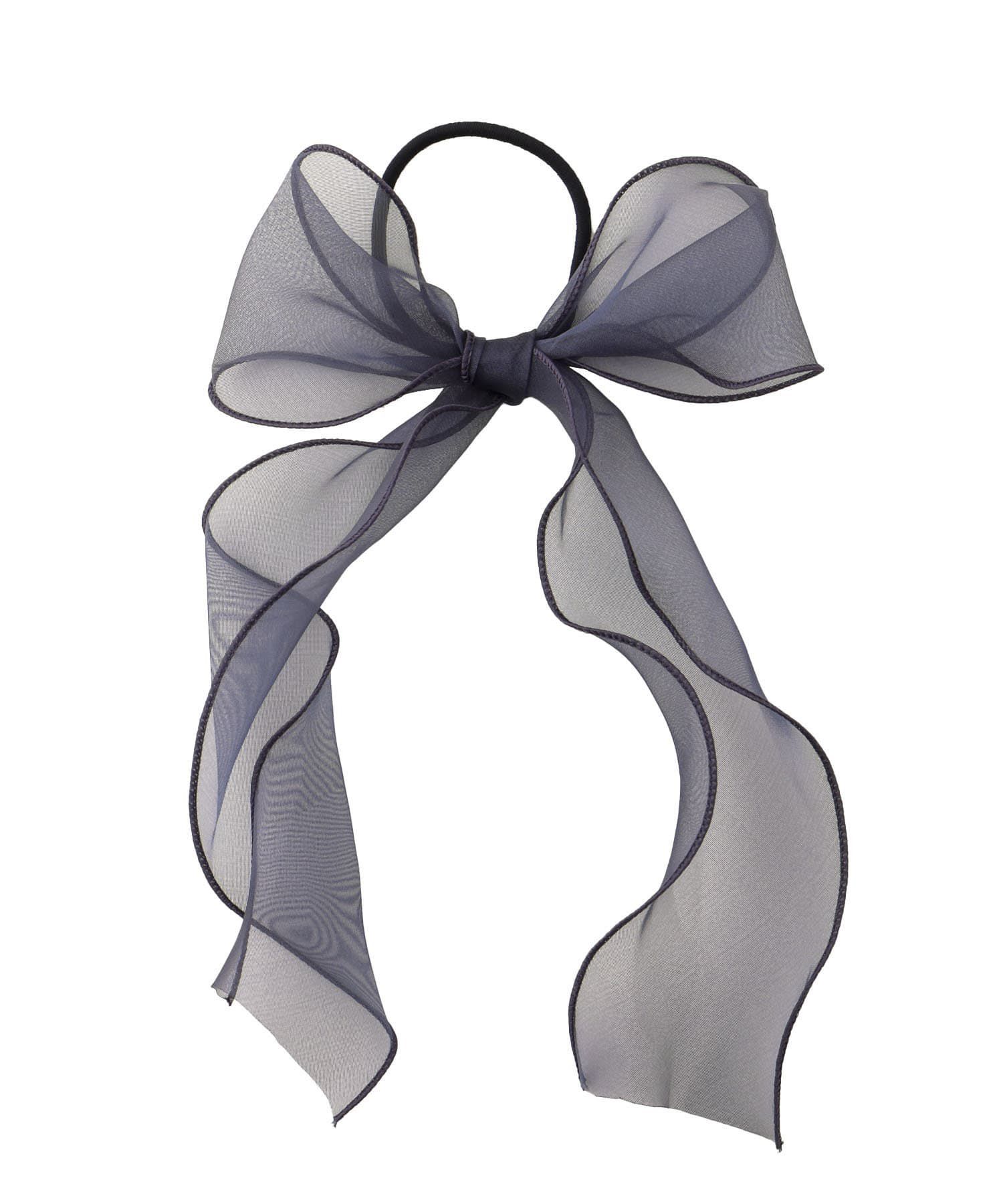 日本 Lattice - 夢幻立體蝴蝶結髮圈-黑籃