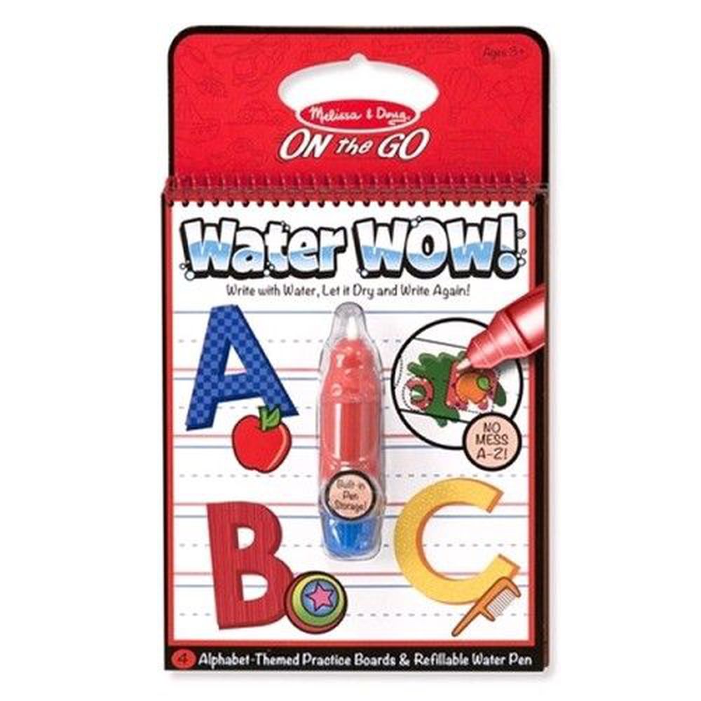 美國瑪莉莎 Melissa & Doug - MD 旅遊樂-水畫冊-英文字母學習A-Z
