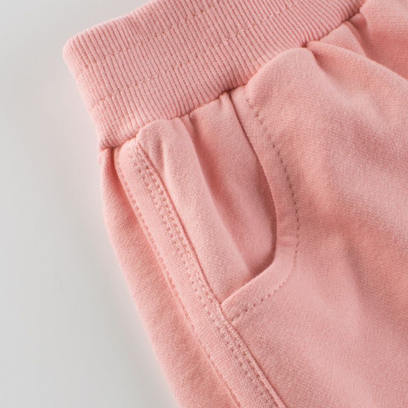 純棉兒童短褲-LOVE熊熊-灰色