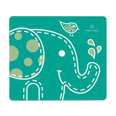 MARCUS＆MARCUS - 動物樂園矽膠餐墊-大象