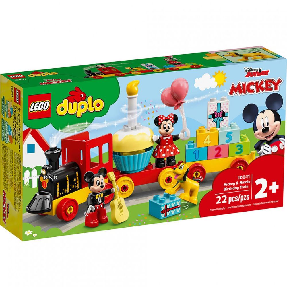 樂高 LEGO - 樂高積木 LEGO《 LT10941 》Duplo 得寶系列 - Mickey & Minnie Birthday Train-22pcs