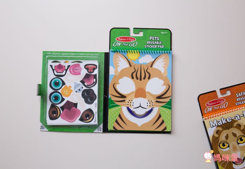 美國瑪莉莎 Melissa & Doug - MD貼紙簿-數字馬賽克貼-叢林動物