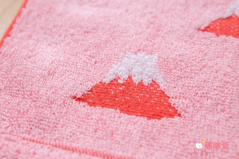 日本代購 - 日本製今治純棉長毛巾-富士山-紅 (34x80cm)