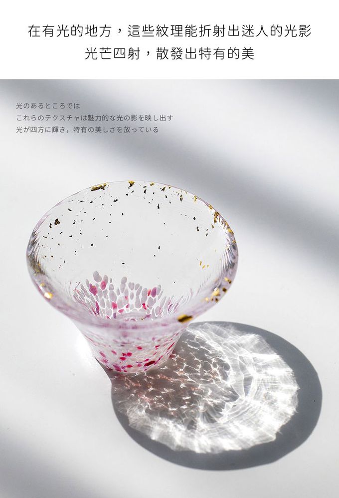 TOYO-SASAKI GLASS 東洋佐佐木 - 日本製 櫻系列富士山日式清酒酒杯套組