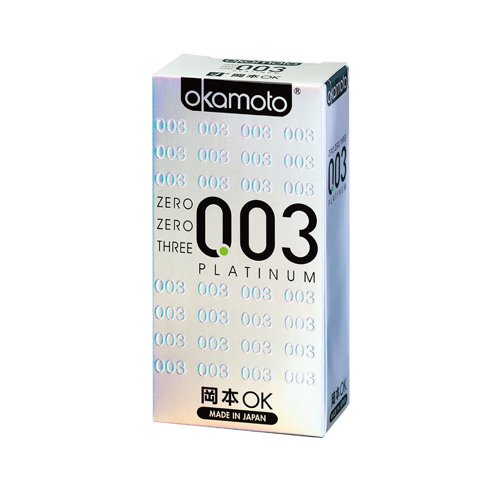 Okamoto 岡本 - 003白金極薄保險套-6入裝