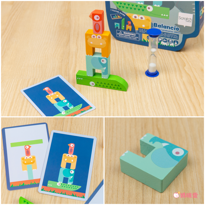 比利時 Scratch - 幼兒桌遊玩具-動物平衡挑戰