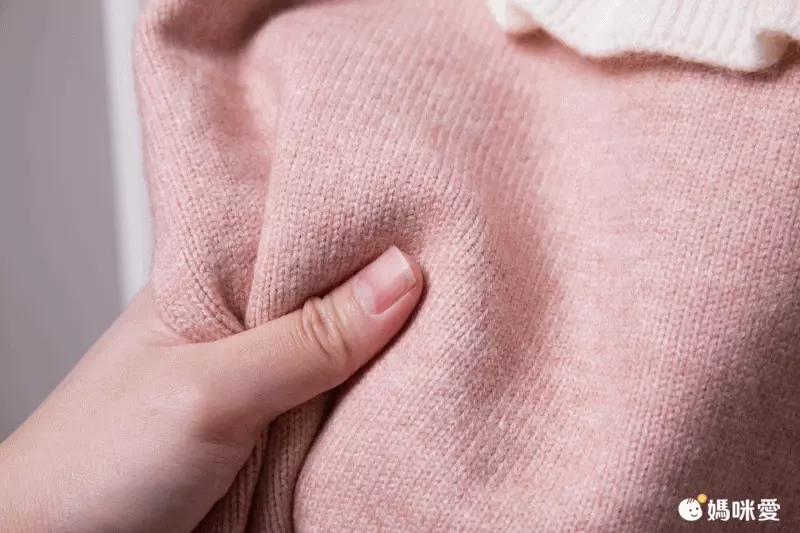 蝴蝶結圓領針織毛衣-粉色