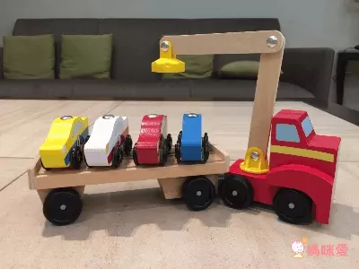 Amazon五星【美國瑪莉莎】超大交通遊戲地墊、木製軌道車車玩具