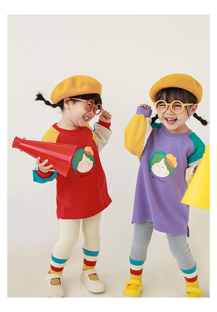 腰鬆緊羅紋束口內搭長褲-繽紛條紋-灰色