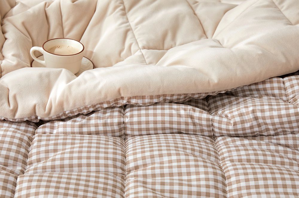 韓國 Maatila - 可水洗超細纖維棉花糖棉被-可可鬆餅