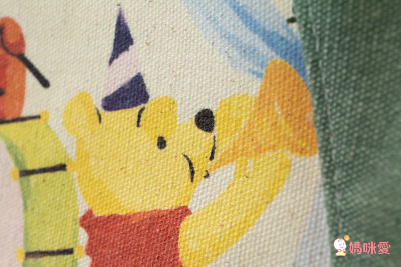 日本 LIV HEART - 迪士尼布質提把收納箱-拼接小飛象-紫 (38x26x23cm)