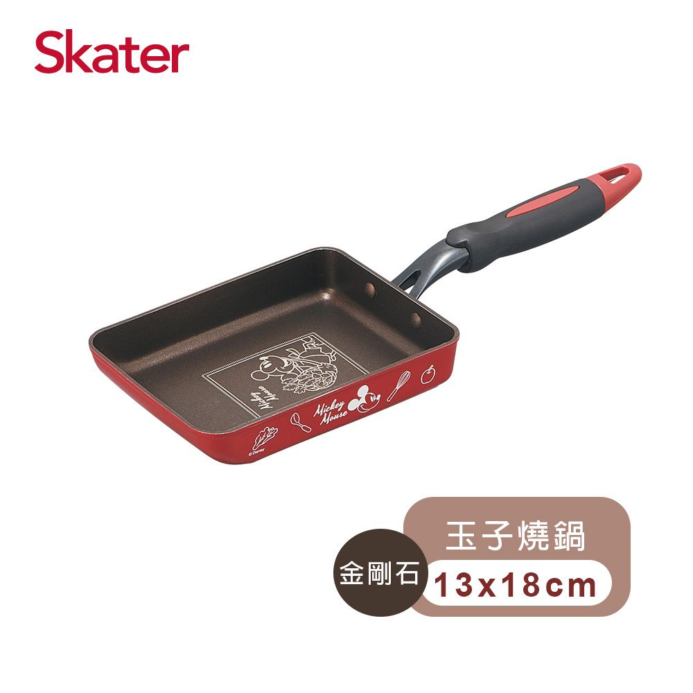 日本 SKATER - 金剛石不沾玉子燒鍋-米奇