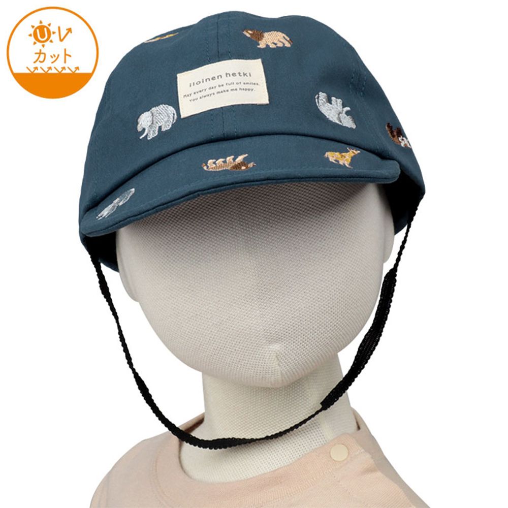 棒球帽-滿版刺繡-深藍色