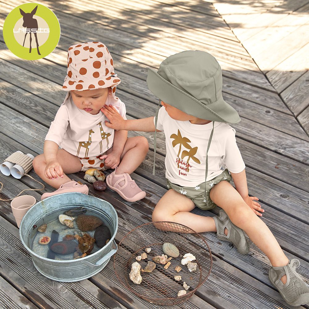 德國 Lassig - 嬰幼兒抗UV短袖泳裝上衣-大嘴鳥