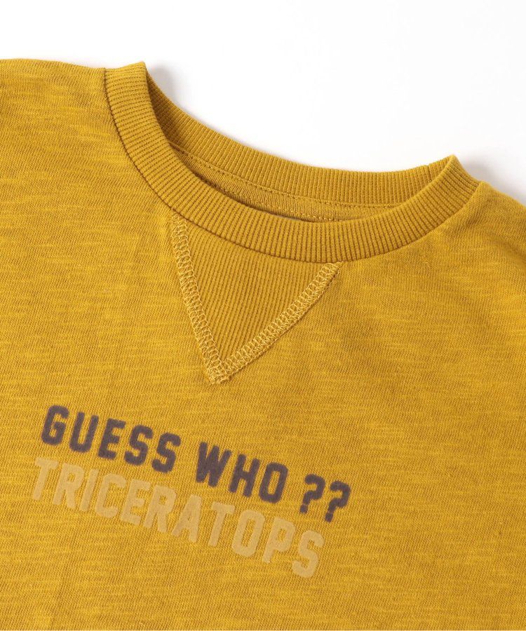 日本 BREEZE - 聯名款 恐龍骨骼剪影短袖上衣-灰