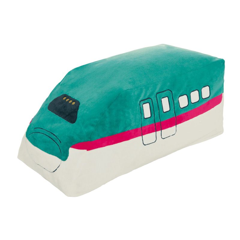 日本千趣會 - 新幹線 造型棉被收納袋-綠 (35x35x75cm)