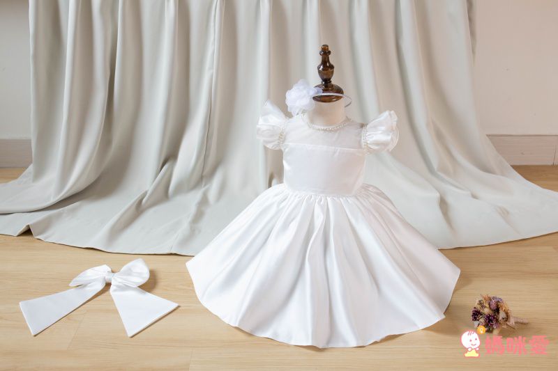 Princess 純手工訂製♚夢幻光澤緞面公主禮服