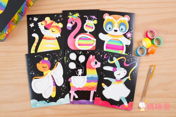 在家擁有小小畫室【澳洲 Tiger Tribe】旅行著色盒＆窗花彩繪