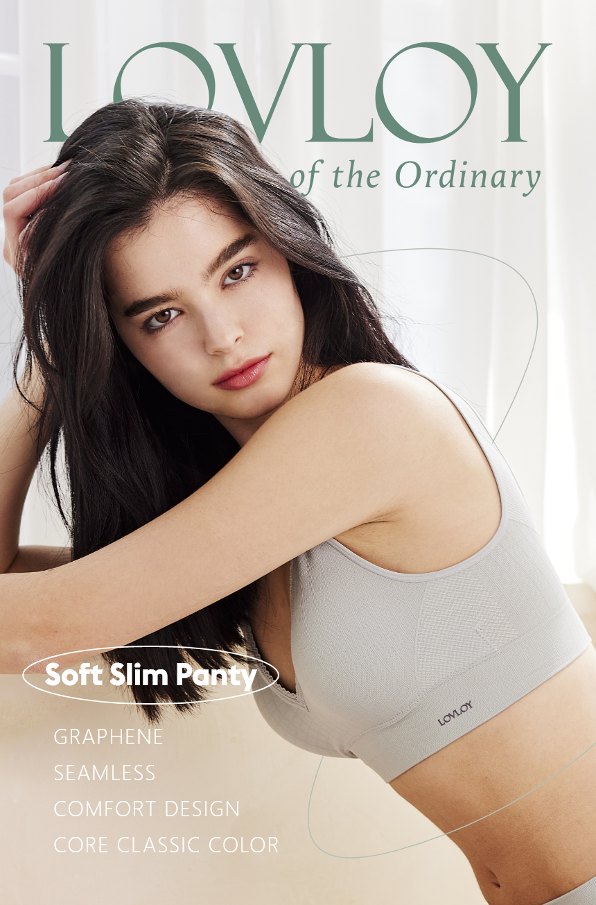 韓國 LOVLOY - 親膚無痕彈性內褲-黃膚