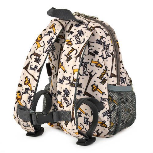 HUGGER - 防走失背包(馬達加斯加)牽繩可拆-學齡前幼兒園寶寶學步期外出小後背包 (1-3Y)