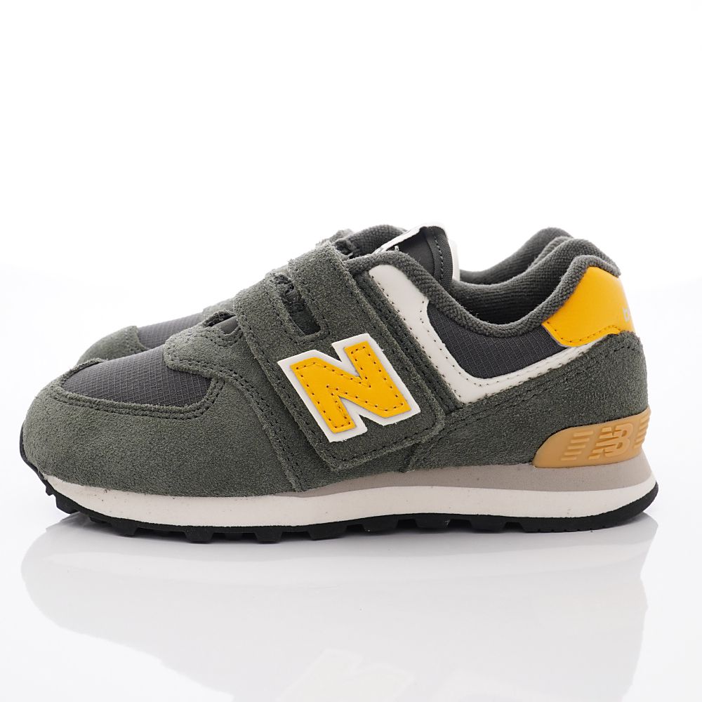 New Balance - 運動童鞋-NB574機能運動款(中小童段)-灰綠